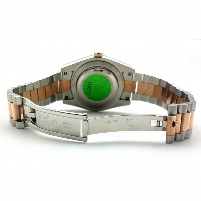 Rolex DateJust 116233 Steel / Rose Gold with Diamonds-fasswatch