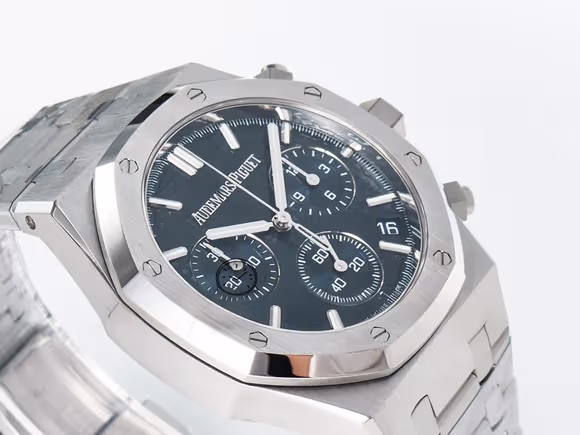 Audemars Piguet Royal Oak Chrono 26240 SS APSF 11 Best Edition Blue Dial on SS Bracelet SA4401 Super Clone-fasswatch