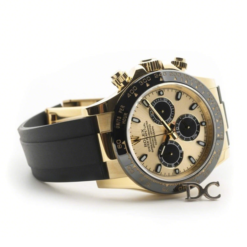 Rolex Daytona 116518LN Champagne Dial in Yellow Gold-fasswatch