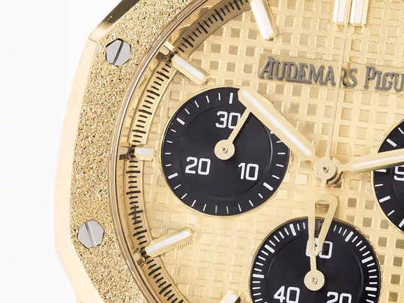 Audemars Piguet Royal Oak Chrono 26240 Frosted YG APSF 11 Best Edition YG Dial on Bracelet SA4401 Super Clone-fasswatch