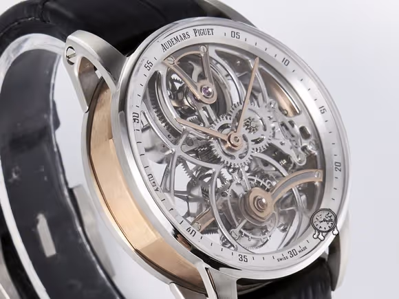 Audemars Piguet CODE 11.59 Tourbillon 26600 SS APPF Best Edition White Dial on Black Leather Strap A2948-fasswatch