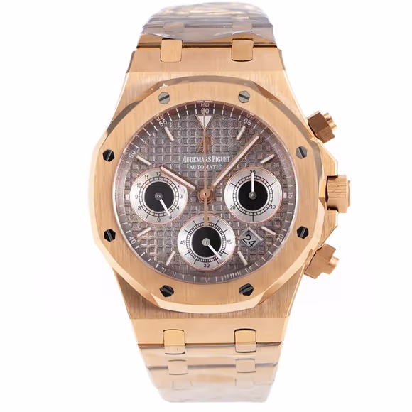 Audemars Piguet Royal Oak Self-Winding Chronograph Grey Dial in Rose Gold-fasswatch
