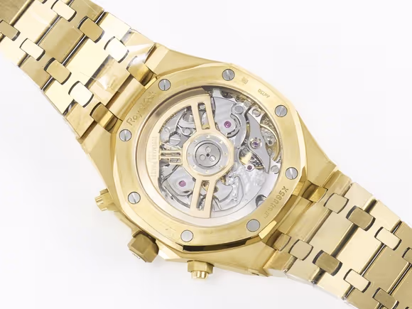 Audemars Piguet Royal Oak Chrono 26240 Frosted YG APSF 11 Best Edition YG Dial on Bracelet SA4401 Super Clone-fasswatch