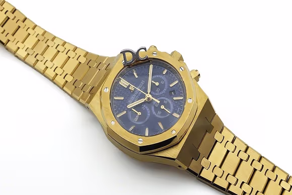 Audemars Piguet Royal Oak Self-Winding Chronograph Blue Dial in Yellow Gold-fasswatch