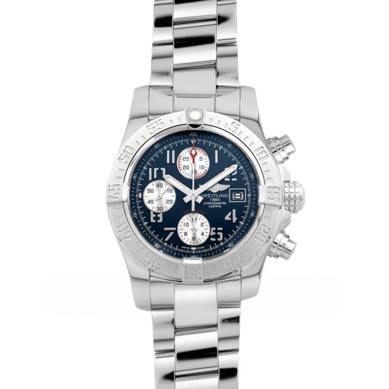 Breitling Avenger II Blue Dial in Steel-fasswatch