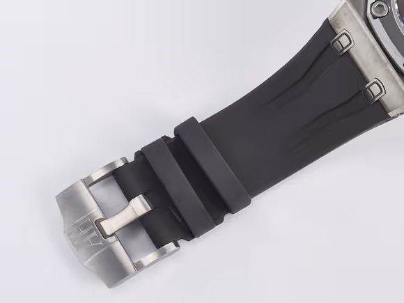 Audemars Piguet Royal Oak Offshore Schumacher SS TKF Best Edition GrayBlack Dial on Gray Rubber Strap A3126-fasswatch