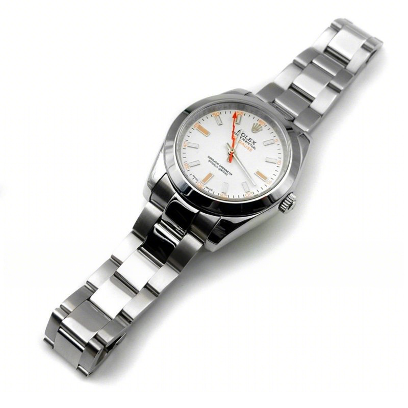 Rolex Milgauss 116400 White Dial-fasswatch