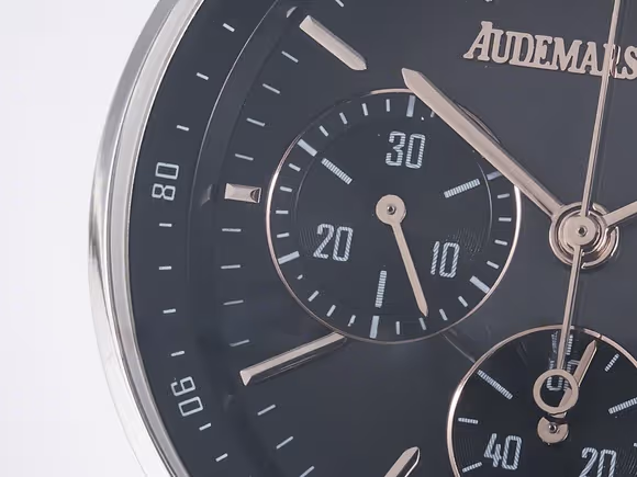 Audemars Piguet Code 11.59 Chrono 26393 SS APPF Best Edition GrayRG Dial on Black Nylon Strap A4401-fasswatch