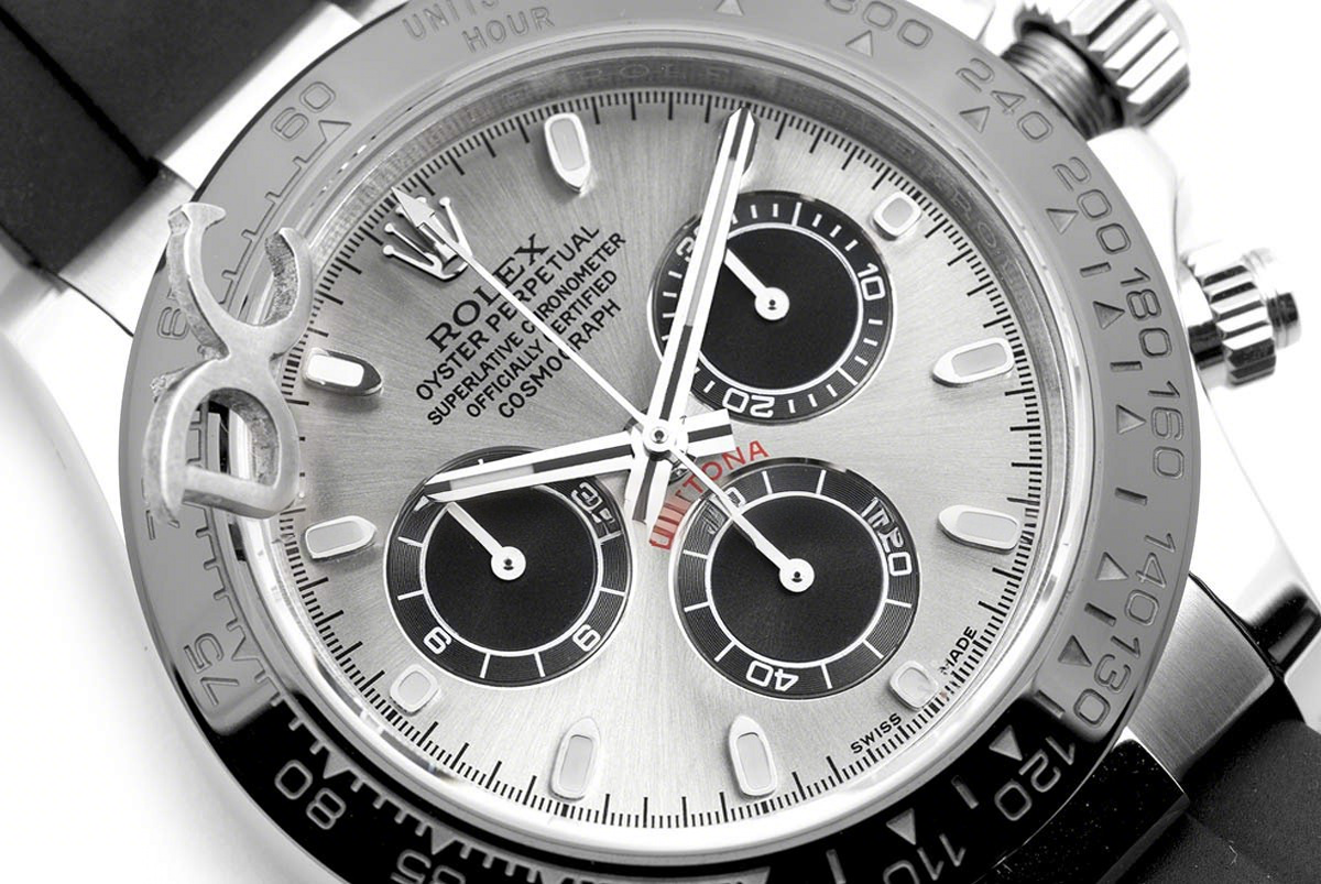 Rolex Daytona 116519LN Silver Dial in White Gold-fasswatch