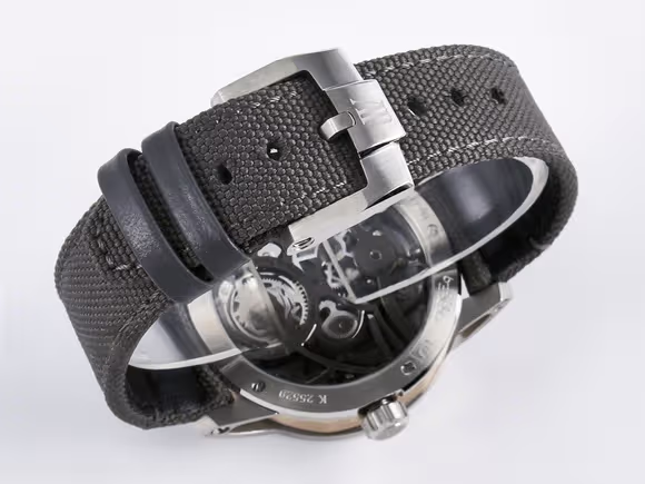 Audemars Piguet CODE 11.59 Tourbillon 26600 SS APPF Best Edition Grey Dial on Grey Nylon Strap A2948-fasswatch