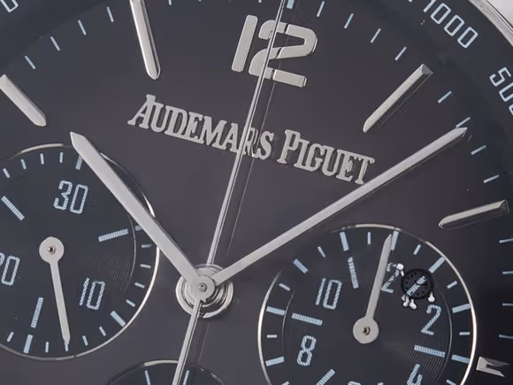 Audemars Piguet Code 11.59 Chrono 26393 SS APPF Best Edition GraySS Dial on Black Nylon Strap A4401-fasswatch