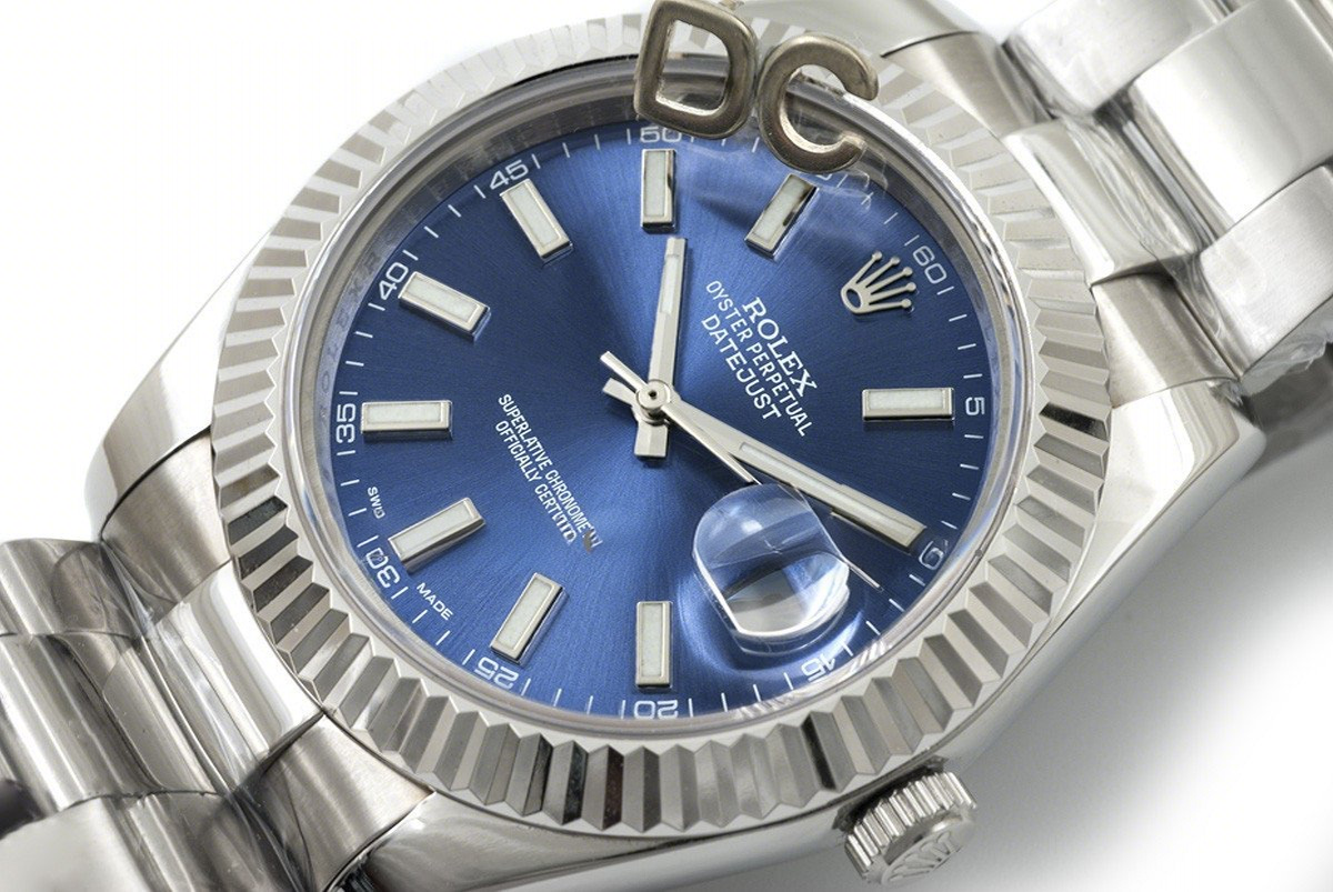 Rolex Datejust II 126334 Blue Dial Stick Markers-fasswatch
