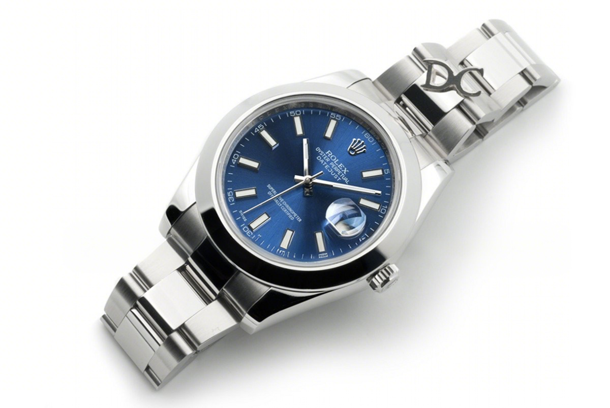 Rolex Datejust II 116300 Blue Dial Stick Markers-fasswatch