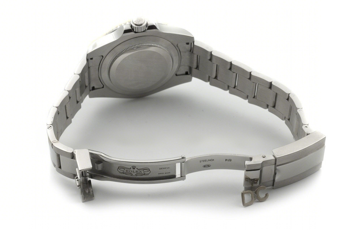 Rolex GMT Master II 116710 BLNR White Dial in Steel-fasswatch