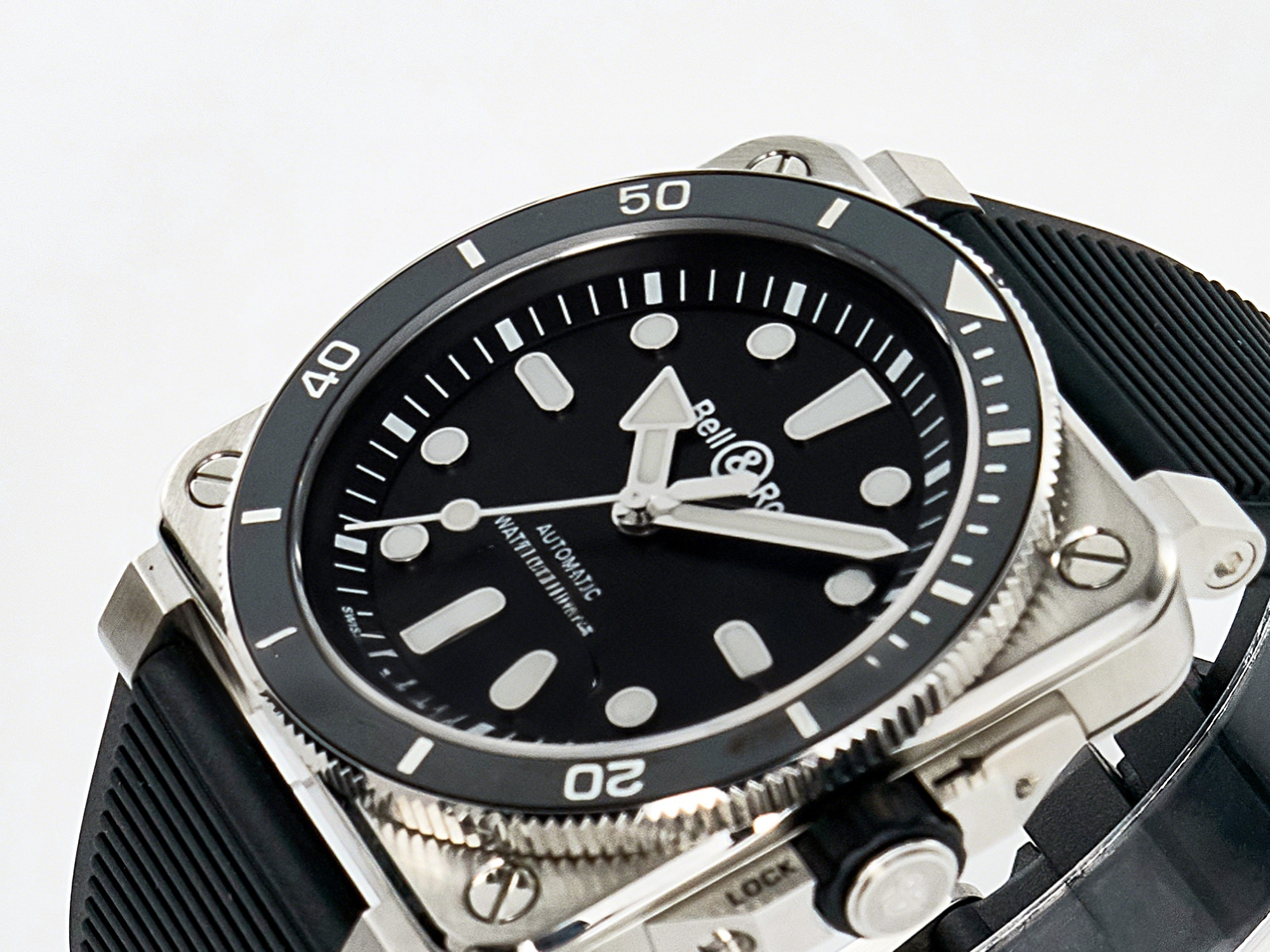 Breitling BR03-92 Diver BRF 1:1 Best Edition Black Dial on Black Rubber Strap A2824-fasswatch