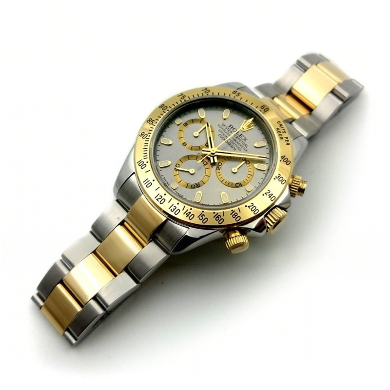 Rolex Daytona 16523 Two Tone Slate Grey Dial-fasswatch