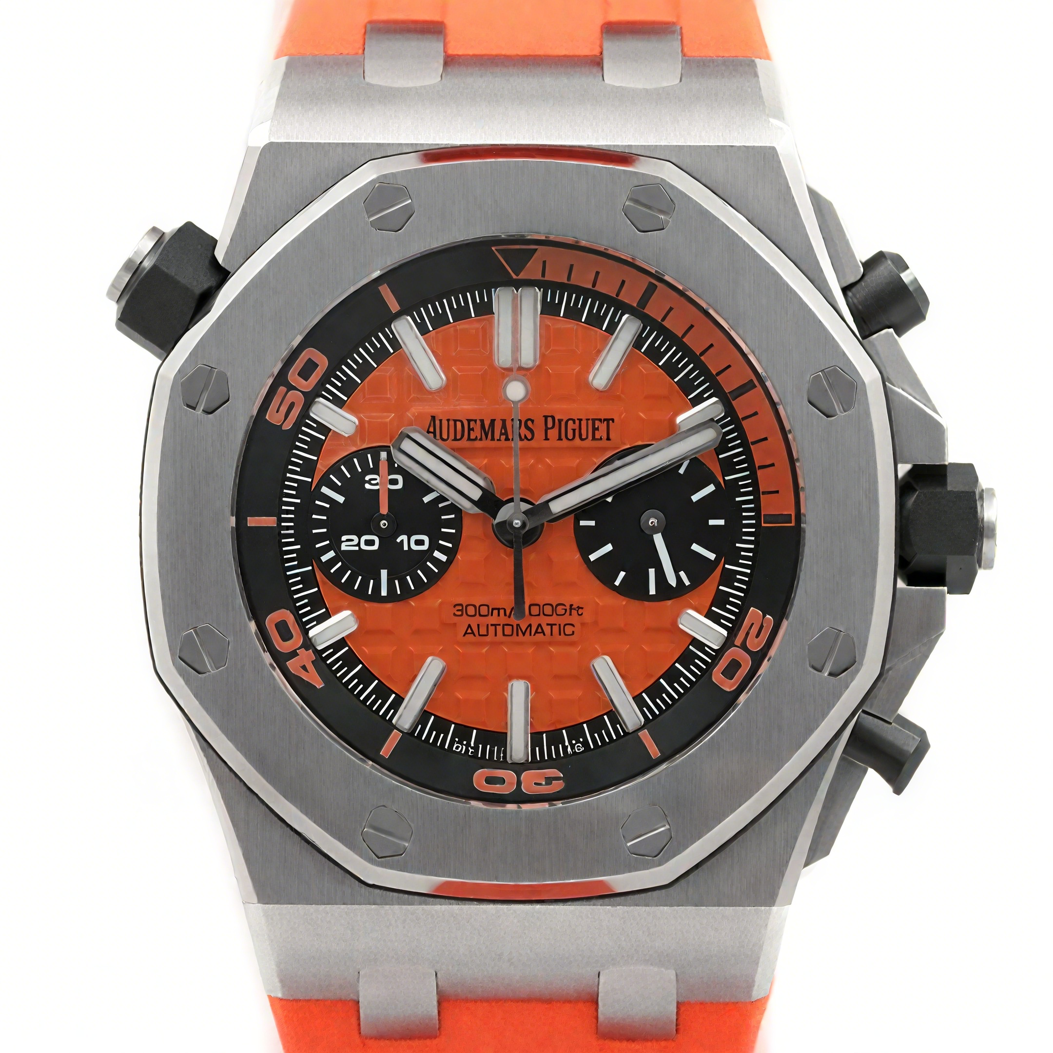Audemars Piguet Royal Oak Offshore Diver Chronograph in Orange-fasswatch