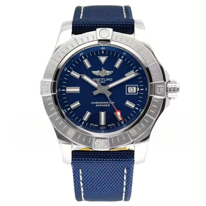 Breitling Avenger Automatic GMT 43 Blue Dial-fasswatch