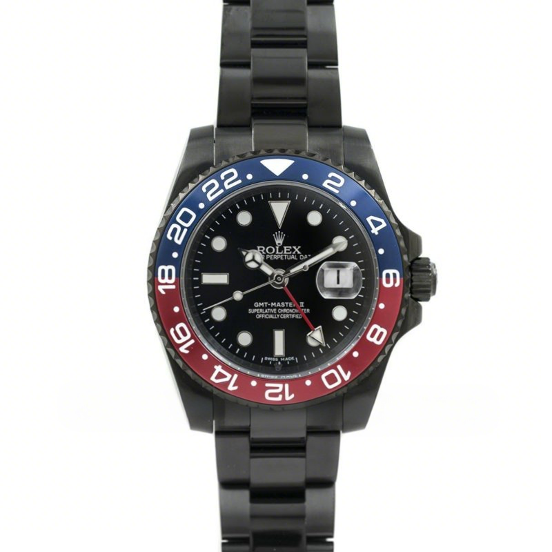 Rolex GMT Master II 116719 BLRO PVD Black-fasswatch