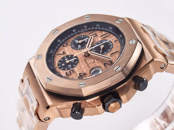 Audemars Piguet Royal Oak Offshore 42mm RG TKF Best Edition RG Dial on RG Bracelet A7750-fasswatch