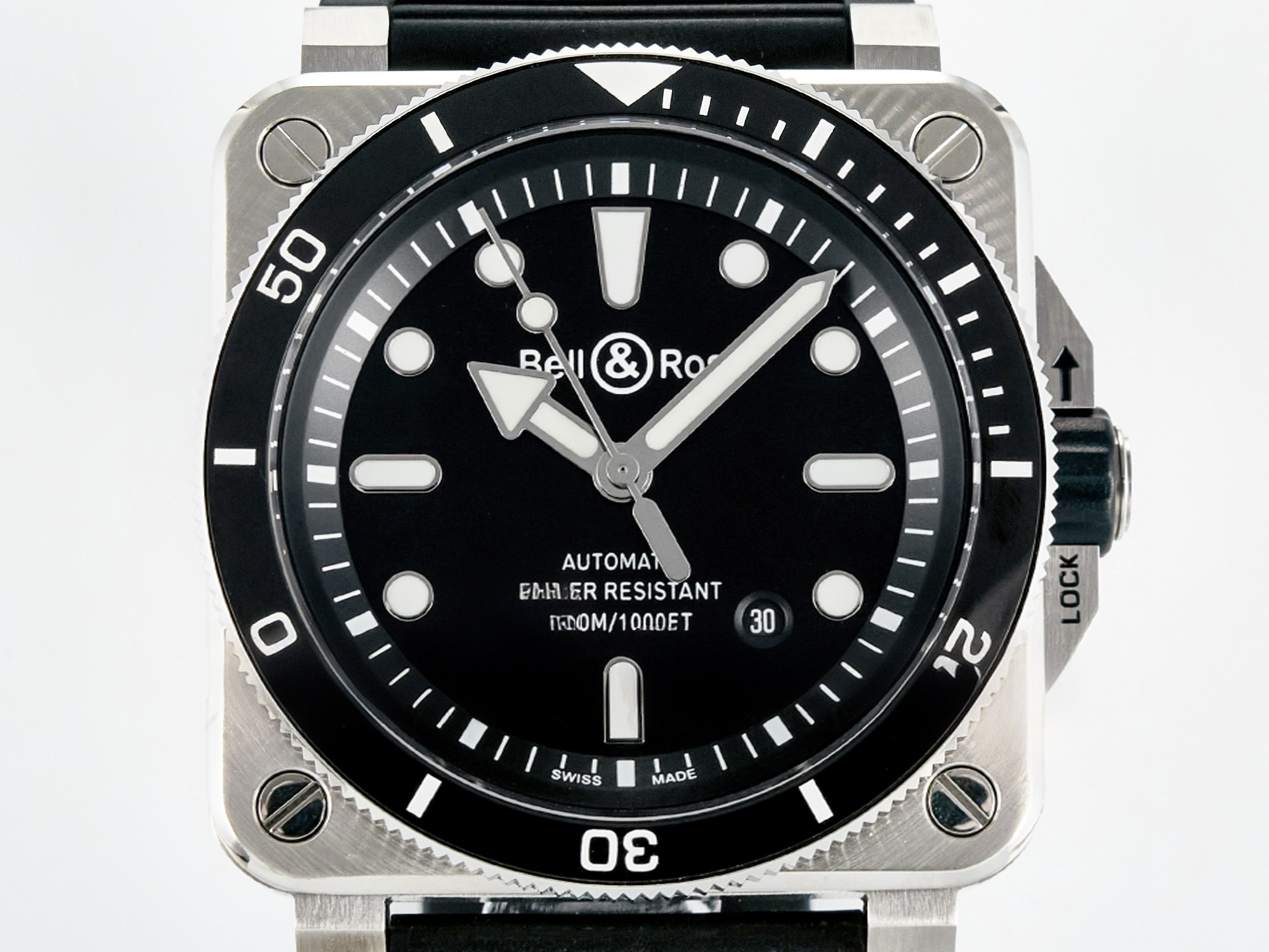 Breitling BR03-92 Diver BRF 1:1 Best Edition Black Dial on Black Rubber Strap A2824-fasswatch