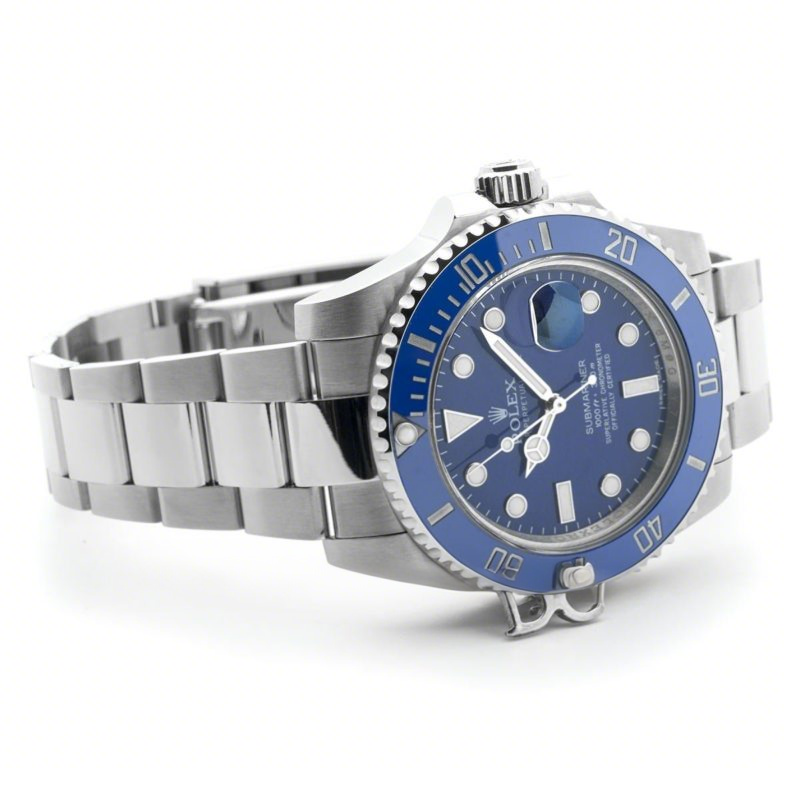 Rolex Submariner 116619LB ‘Smurf’ Blue Ceramic White Gold-fasswatch