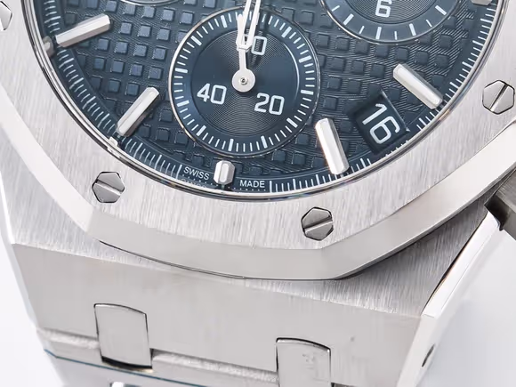 Audemars Piguet Royal Oak Chrono 26240 SS APSF 11 Best Edition Blue Dial on SS Bracelet SA4401 Super Clone-fasswatch
