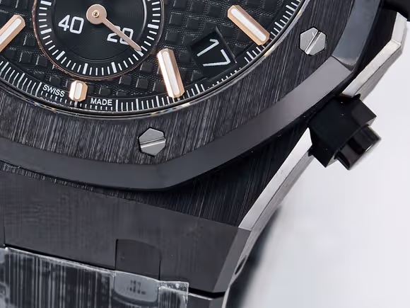 Audemars Piguet Royal Oak Chrono 26240 Black Ceramic APSF 11 Best Edition on Ceramic Bracelet SA4401 Super Clone-fasswatch
