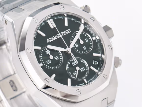 Audemars Piguet Royal Oak Chrono 26240 SS APSF 11 Best Edition Green Dial on SS Bracelet SA4401 Super Clone-fasswatch
