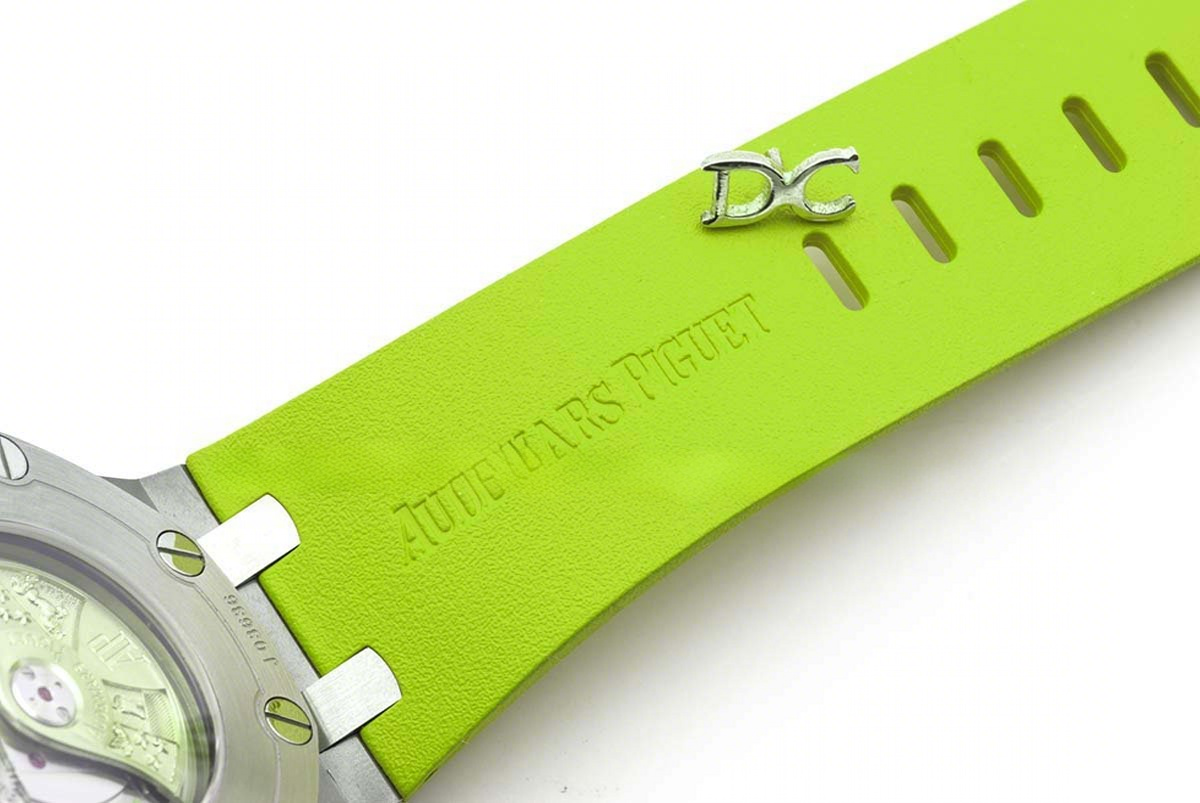 Audemars Piguet Royal Oak Offshore Diver Steel Green Dial 15710ST SIHH 2017-fasswatch