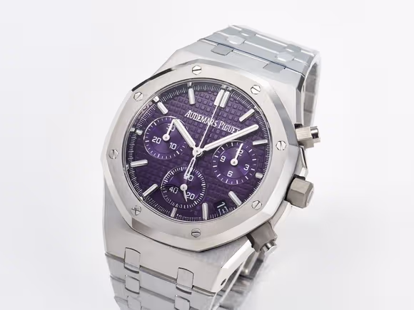 Audemars Piguet Royal Oak Chrono 26240 SS APSF 11 Best Edition Purple Dial on SS Bracelet SA4401 Super Clone-fasswatch