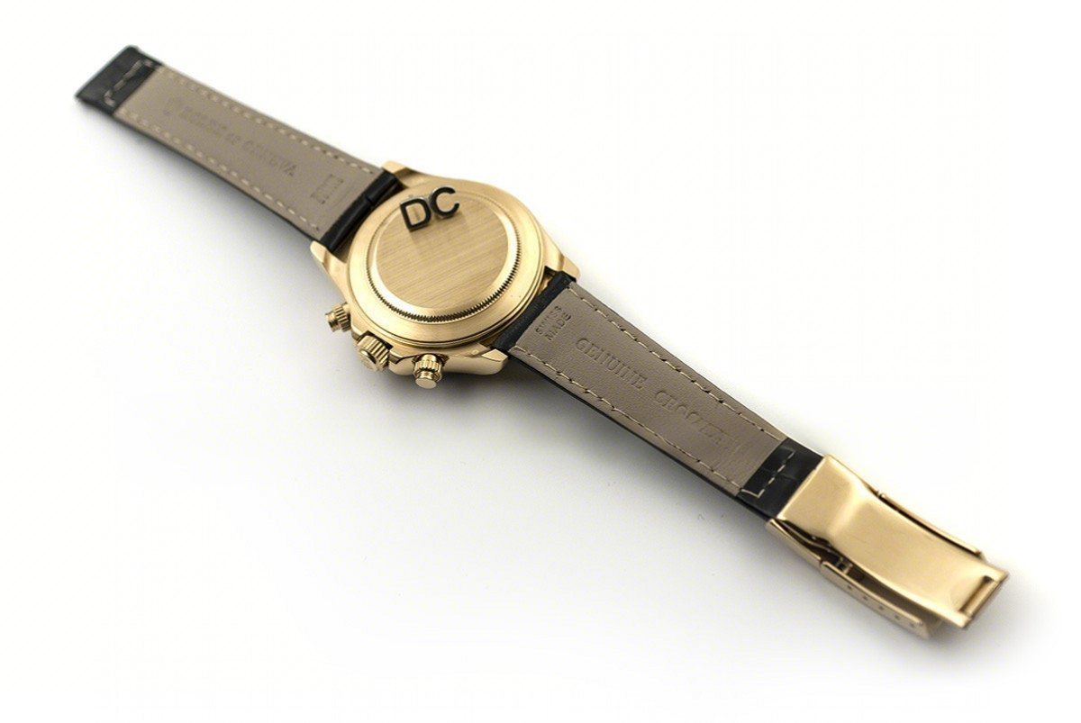 Rolex Daytona 116515 Black Dial in Yellow Gold-fasswatch