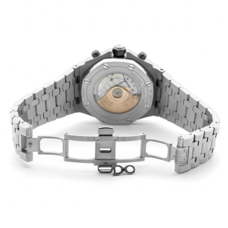 Audemars Piguet Royal Oak Offshore Grey Themes 2014 on Steel Bracelet-fasswatch