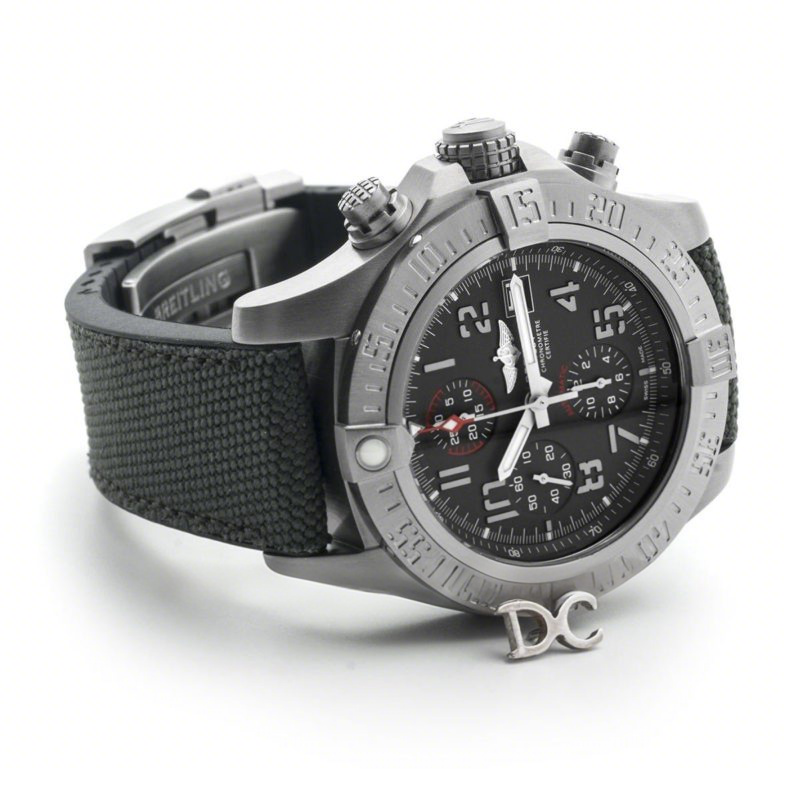 Breitling Avenger Bandit Titanium Grey Dial on Grey Nylon Strap-fasswatch