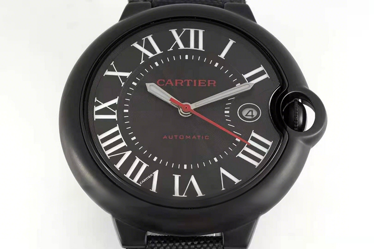 Cartier Ballon Bleu de Cartier Carbon 42mm Black Dial-fasswatch