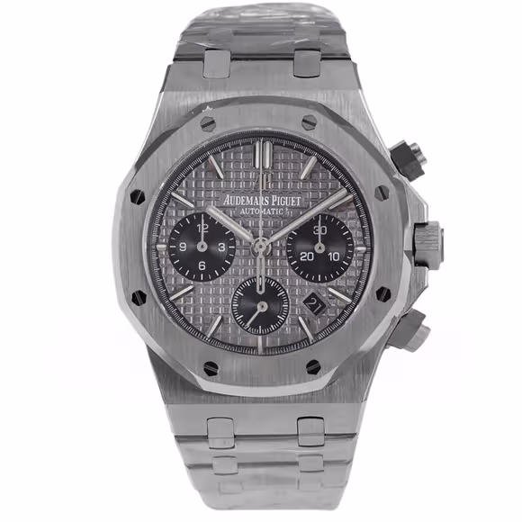 Audemars Piguet Royal Oak Self-Winding Chronograph Grey/Black Dial in Steel-fasswatch