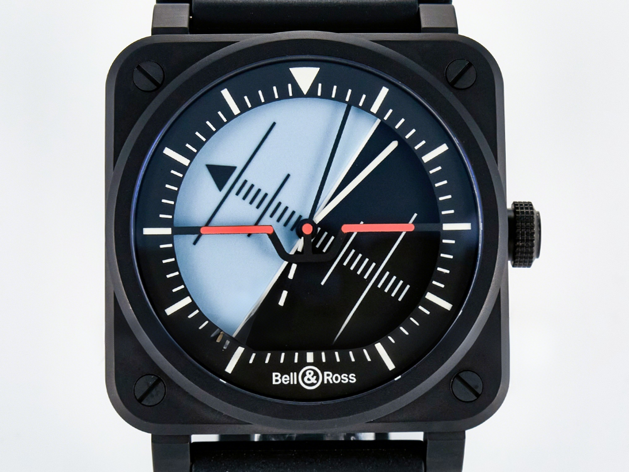 Breitling BR03A Instruments BRF 1:1 Best Edition Blue/Black Dial on Black Rubber Strap A2824-fasswatch