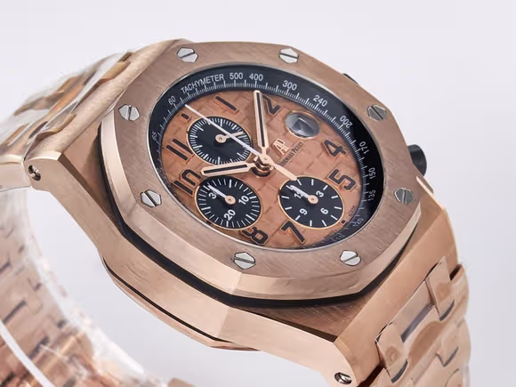 Audemars Piguet Royal Oak Offshore 42mm RG TKF Best Edition RG Dial on RG Bracelet A7750-fasswatch