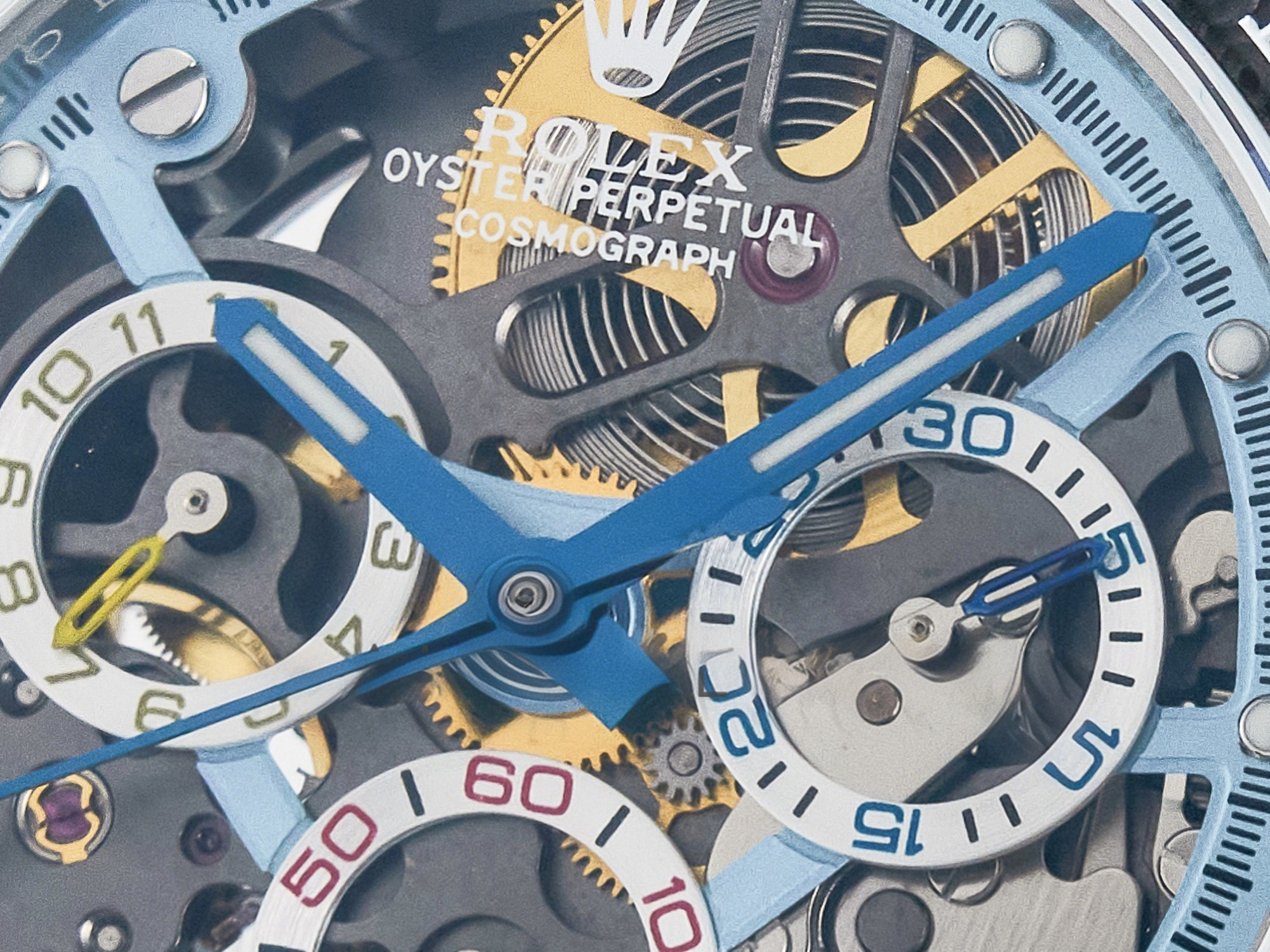 Rolex Daytona Artisans SS GETF Best Edition Skeleton Dial Carbon Bezel on SS Bracelet DD4802-fasswatch