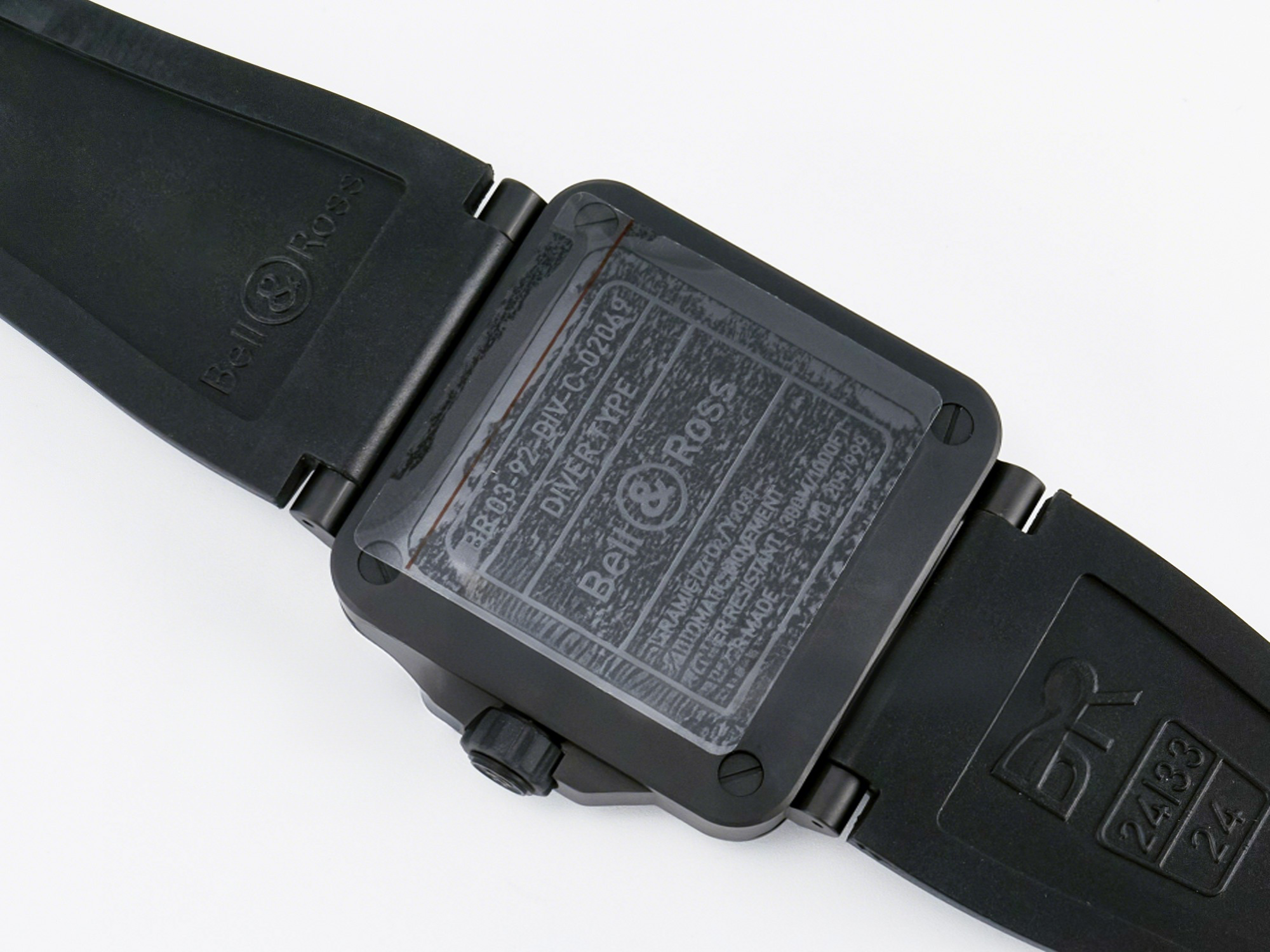 Breitling BR03A Instruments BRF 1:1 Best Edition Blue Dial on Black Rubber Strap A2824-fasswatch