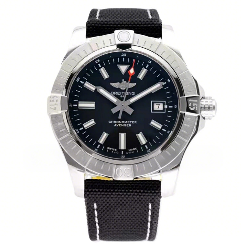 Breitling Avenger Automatic GMT 43 Black Dial-fasswatch