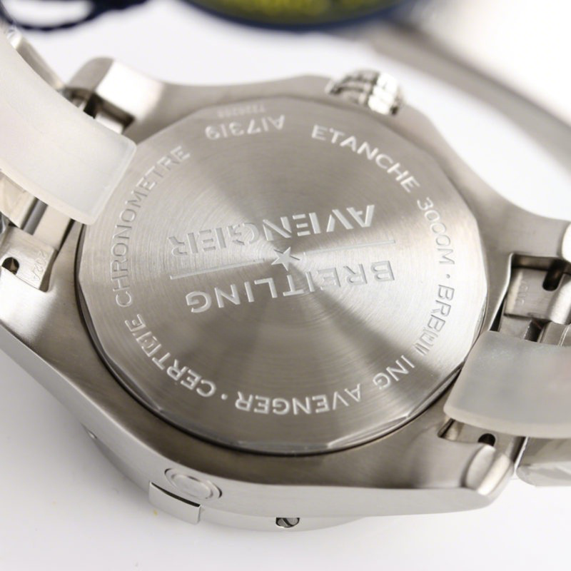 Breitling Avenger II Seawolf Yellow Dial in Steel Ref: A17319101I1A1-fasswatch