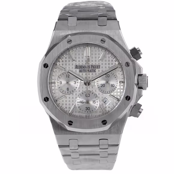 Audemars Piguet Royal Oak Self-Winding Chronograph White Dial in Steel-fasswatch
