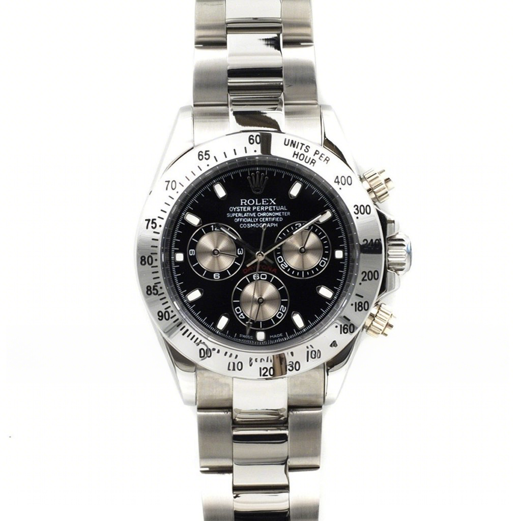 Rolex Daytona 116509 Black Dial in Steel-fasswatch