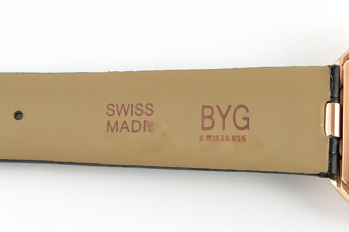 Cartier Ballon Blanc 30mm Silver Dial with Diamond Bezel in Rose Gold on Black Leather Strap-fasswatch