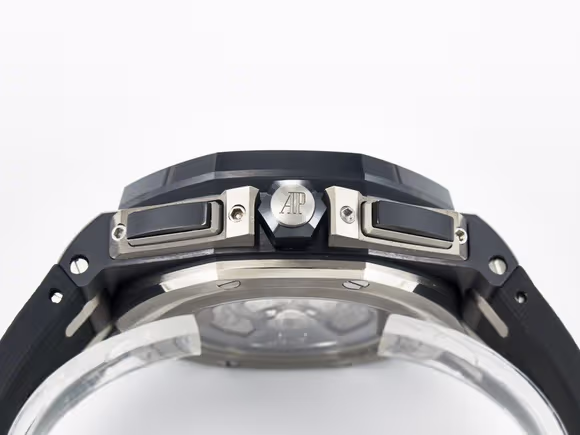 Audemars Piguet Royal Oak Offshore 44mm Black Ceramic TKF 11 Best Edition Black Dial on Black Rubber Strap A3126-fasswatch