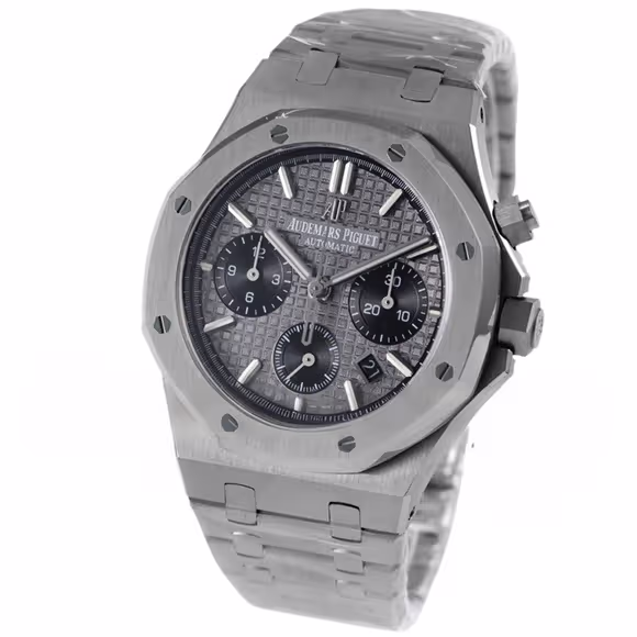 Audemars Piguet Royal Oak Self-Winding Chronograph Grey/Black Dial in Steel-fasswatch
