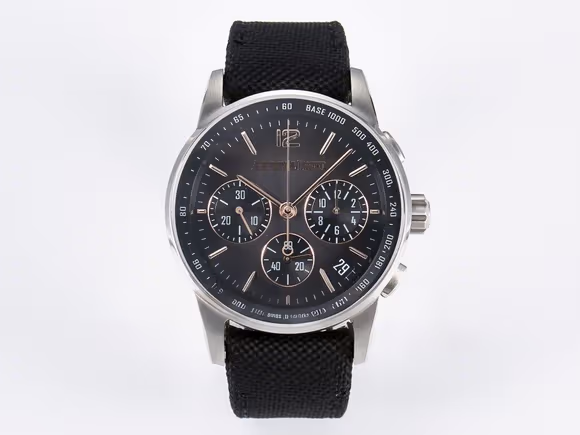 Audemars Piguet Code 11.59 Chrono 26393 SS APPF Best Edition GrayRG Dial on Black Nylon Strap A4401-fasswatch