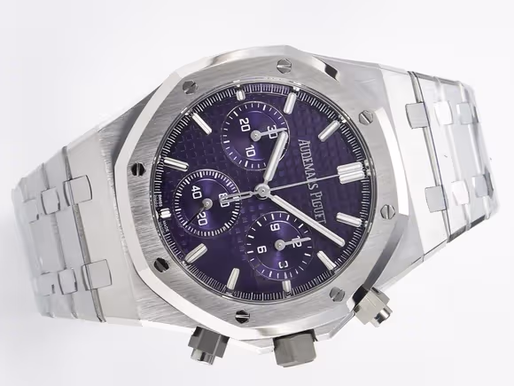 Audemars Piguet Royal Oak Chrono 26240 SS APSF 11 Best Edition Purple Dial on SS Bracelet SA4401 Super Clone-fasswatch
