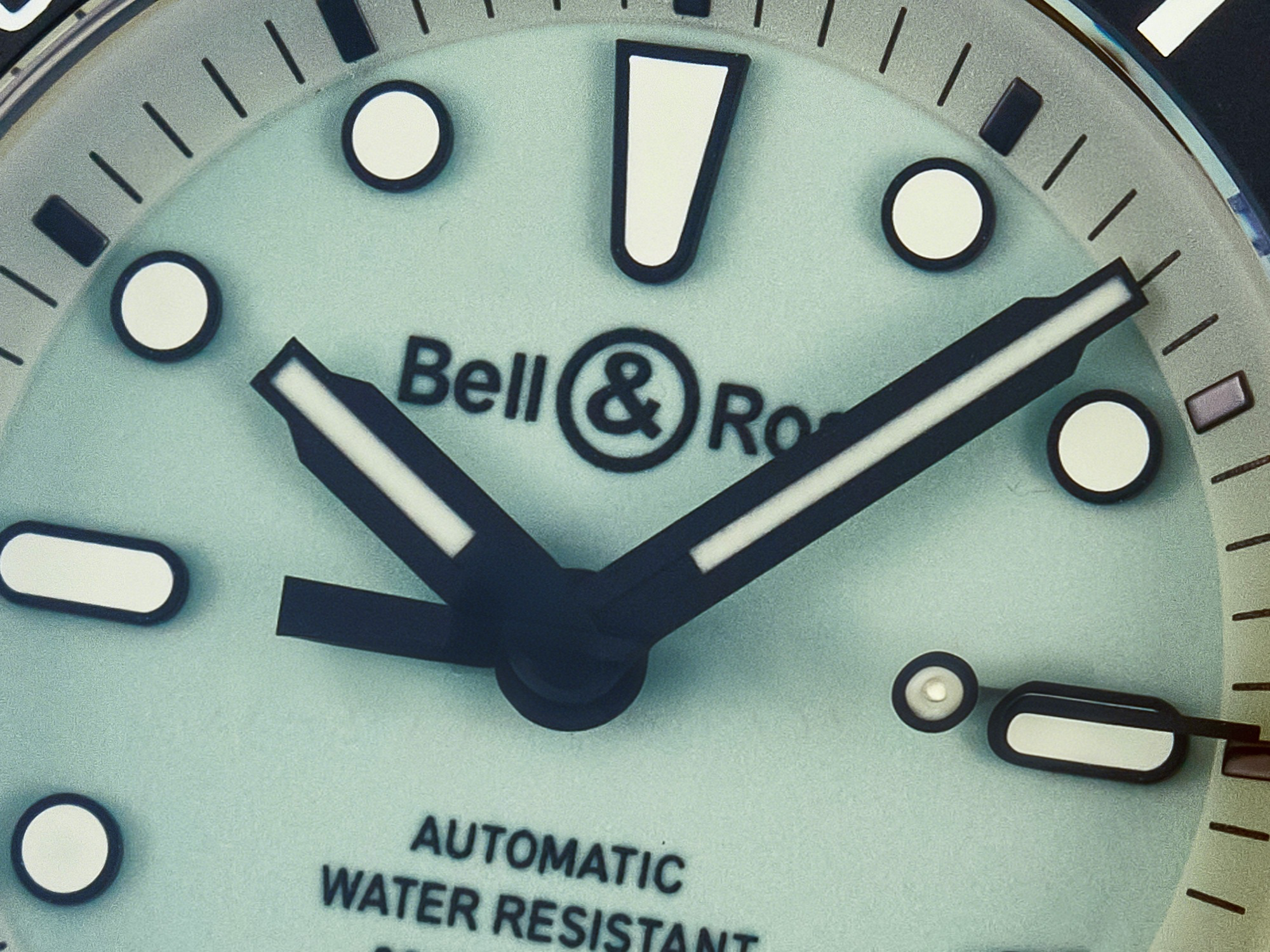 Breitling BR03A Instruments BRF 1:1 Best Edition Pale Green Dial on Black Rubber Strap A2824-fasswatch